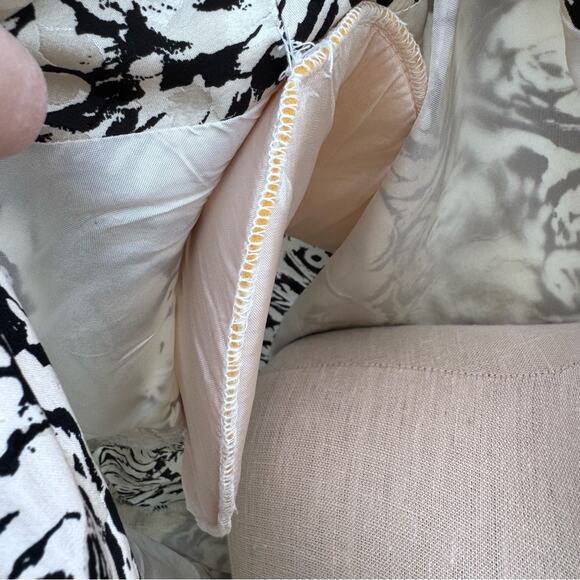 Vintage St. Gillian Petites 100% Silk Jacket Abstract Floral Women's Size 12 - Picture 10 of 12